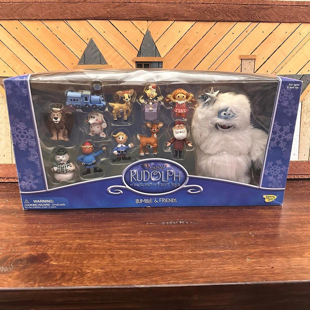 Memory Lane Rudolph the Red-Nosed Reindeer "Bumble & Friends" Action Figure Toys